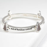99639, "CHRISTMAS IS A" TREE STRETCH BRACELET