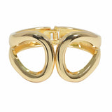 99646, GEOMETRIC OPEN METAL BANGLE BRACELET