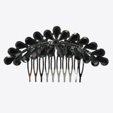 99672, TEARDROP RHINESTONE ACCENT BRIDAL HAIR COMB