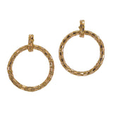 99767, BLING ROUND RHINESTONE EARRING