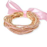 99771, CRYSTAL RHINESTONE STRETCH BRACELET SET