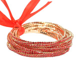 99771, CRYSTAL RHINESTONE STRETCH BRACELET SET