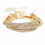 99771, CRYSTAL RHINESTONE STRETCH BRACELET SET