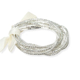 99771, CRYSTAL RHINESTONE STRETCH BRACELET SET