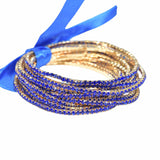 99771, CRYSTAL RHINESTONE STRETCH BRACELET SET