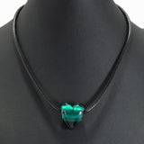 99777, HEART ACRYLIC SLIDE PENDANT NECKLACE