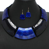 99812, GEOMETRIC CELLULOID ACETATE NECKLACE