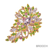 99832, CRYSTAL RHINESTONE PIN BROOCH