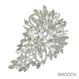 99832, CRYSTAL RHINESTONE PIN BROOCH