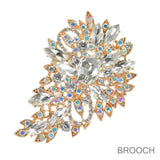 99832, CRYSTAL RHINESTONE PIN BROOCH