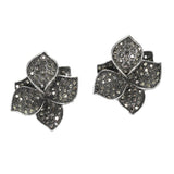 99852, FLOWER CRYSTAL RHINESTONE EARRING