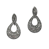 99855, GEOMETRIC CRYSTAL RHINESTONE EARRING