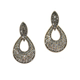 99855, GEOMETRIC CRYSTAL RHINESTONE EARRING