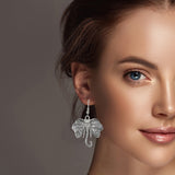 99863, ELEPHANT METAL DANGLE EARRING