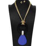 99876, GEOMETRIC DROP NECKLACE