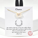 99896, GOLD DIPPED, "CHANCE" FRESHWATER PEARL BEAD NECKLACE