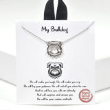 109531, MY BULLDOG GOLD DIPPED NECKLACE
