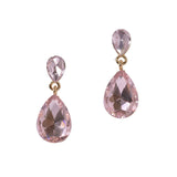 99939, TEARDROP RHINESTONE DANGLE EARRING