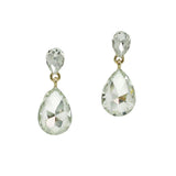 99939, TEARDROP RHINESTONE DANGLE EARRING