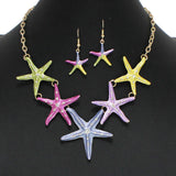 99977, STARFISH ENAMEL NECKLACE