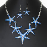 99977, STARFISH ENAMEL NECKLACE