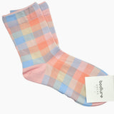 99983, COLOR BLOCK PRINT SOCKS