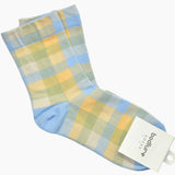 99983, COLOR BLOCK PRINT SOCKS