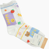 99985, HAPPY SMILE FACE CUTE SOCKS
