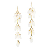 107325, FLOWER PETAL ACRYLIC DANGLE EARRING