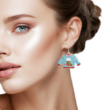 108030, CHRISTMAS UGLY SWEATER DANGLE EARRING