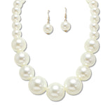 108405, BOLD SINGLE PEARL STRAND NECKLACE