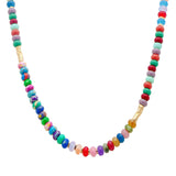107873, AGATE STONE BEADED NECKLACE