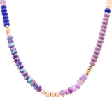 107873, AGATE STONE BEADED NECKLACE