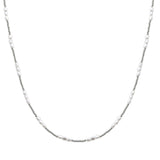 107345, DAINTY FRESHWATER PEARL BALL BEADED NECKLACE