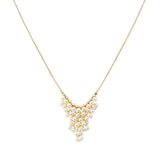 107523, PEARL CLUSTER PENDANT NECKLACE