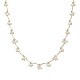 108555, DAINTY PEARL CHANDELIER NECKLACE
