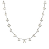 108555, DAINTY PEARL CHANDELIER NECKLACE