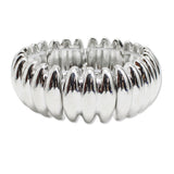 108079, GEOMETRIC SHAPED METAL STRETCH BRACELET