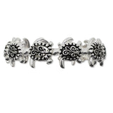 108653, OCEAN SEA TURTLE FILIGREE METAL STRETCH BRACELET