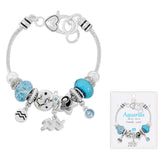 108676, ZODIAC SIGN BEAD CHARM BRACELET