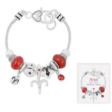 108676, ZODIAC SIGN BEAD CHARM BRACELET