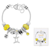 108676, ZODIAC SIGN BEAD CHARM BRACELET