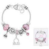 108676, ZODIAC SIGN BEAD CHARM BRACELET