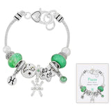 108676, ZODIAC SIGN BEAD CHARM BRACELET
