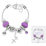 108676, ZODIAC SIGN BEAD CHARM BRACELET