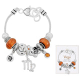 108676, ZODIAC SIGN BEAD CHARM BRACELET