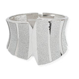 107222, GEOMETRIC GLITTER ACCENT BANGLE BRACELET