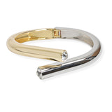 107226, RHINESTONE ACCENT METAL BANGLE BRACELET