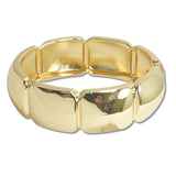 108091, GEOMETRIC METAL STRETCH BRACELET
