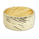 108092, TEXTURED METAL OPEN BANGLE BRACELET